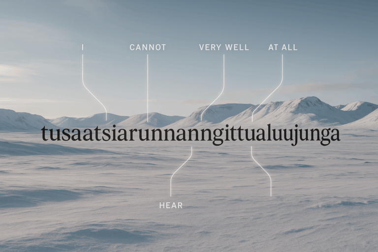 The One-Word Sentence: A Deep Dive into Polysynthetic Languages