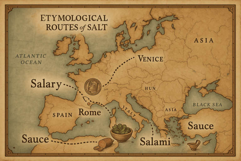 The Language of Salt: How a Single Commodity Carved Paths Across the Lexicon