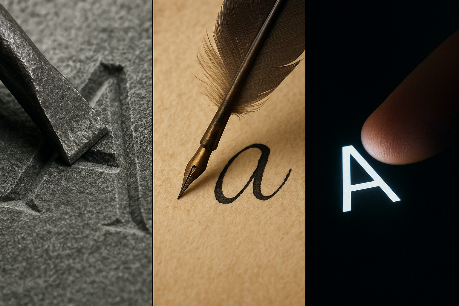 From Chisel to Stylus: How the Tools of Writing Forged Our Alphabets