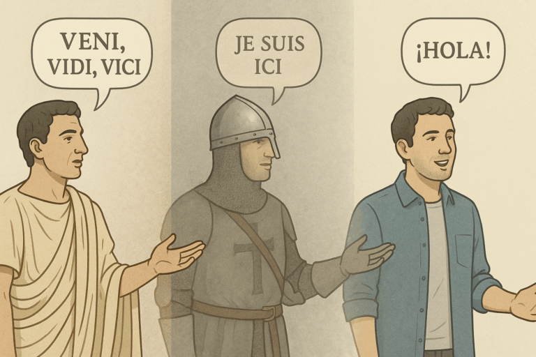 When Did Latin Become French and Spanish?
