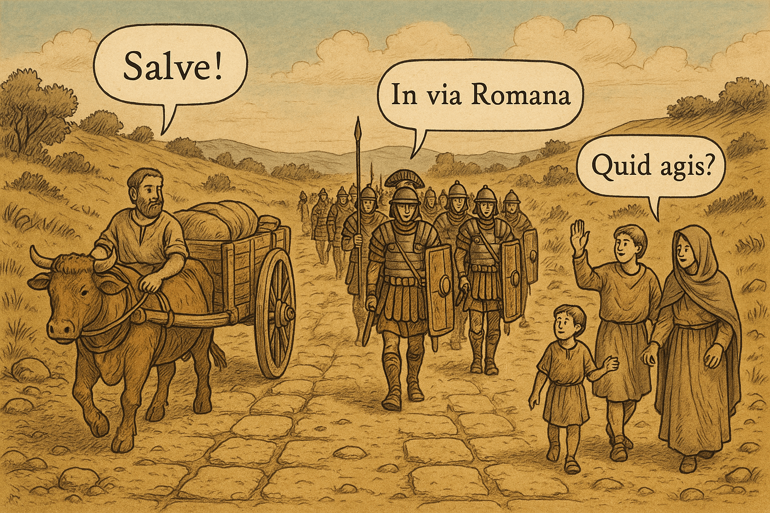 How Roman Soldiers Spread Their Language