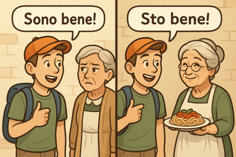 The Real Difference Between Essere & Stare