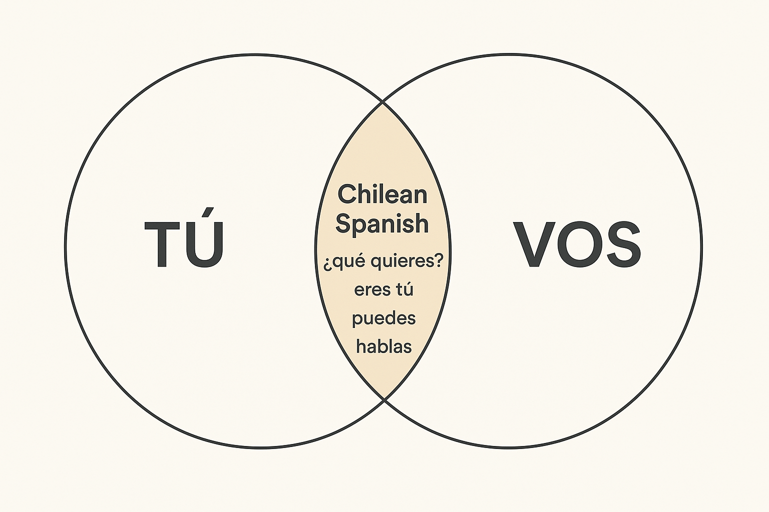 ‘Vos’ and ‘Tú’ in Chile: A Coexistence