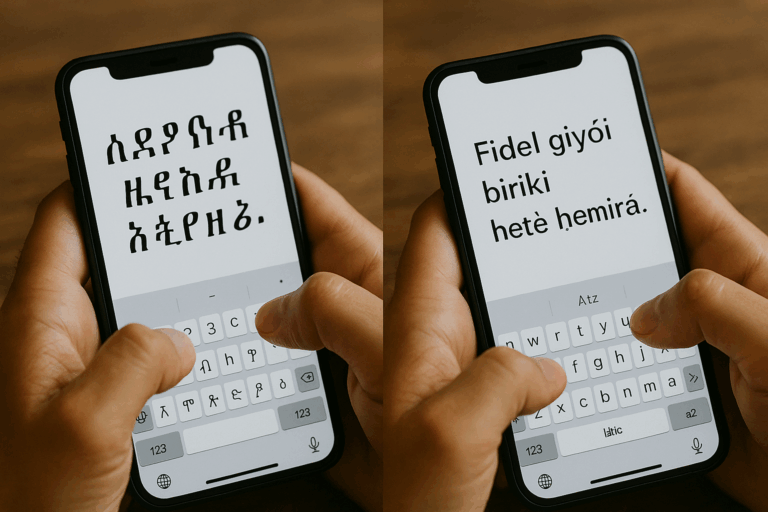 The Great Script Divide: Ge’ez vs. Latin in Ethiopia