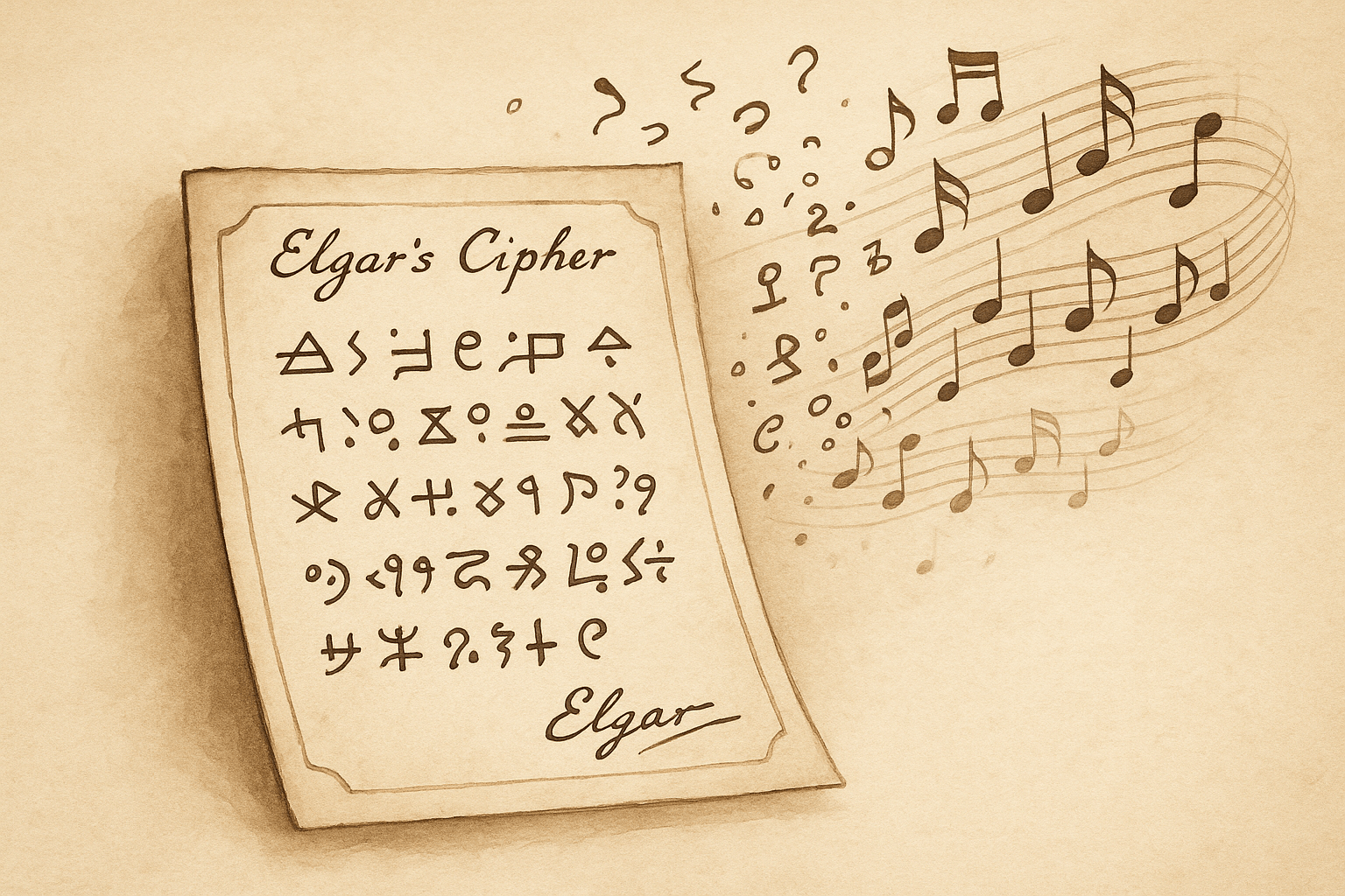 The Dorabella Cipher: Elgar’s Musical Mystery