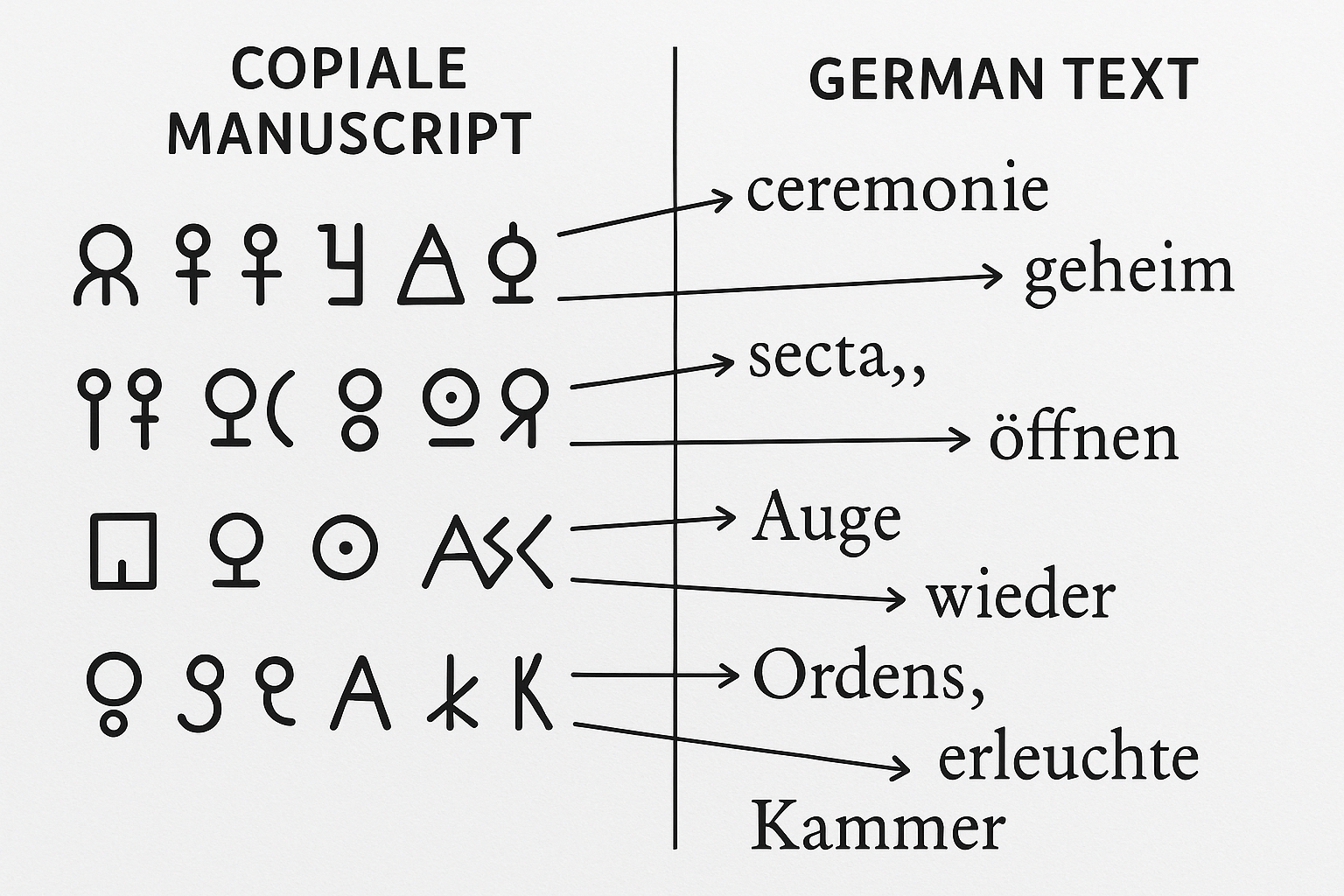 The Copiale Cipher: A Society’s Secret Rituals