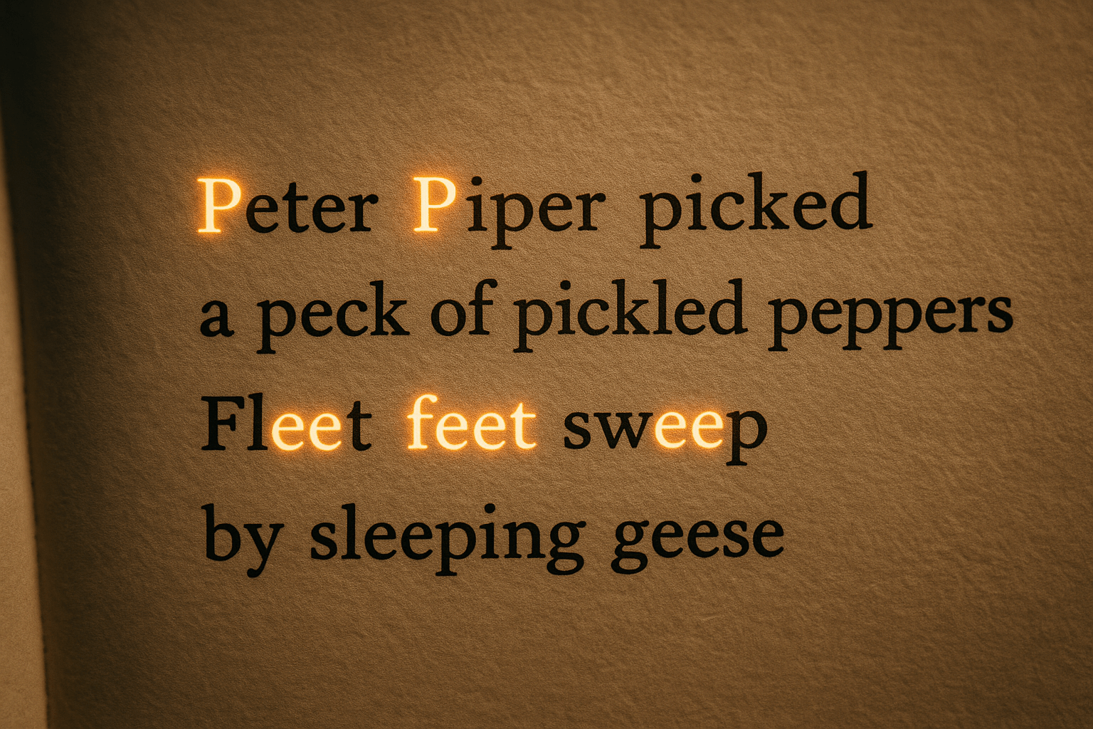 Alliteration & Assonance as a Simple Cipher