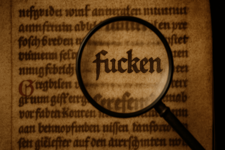 Anatomy of a Curse: The History of the F-Word