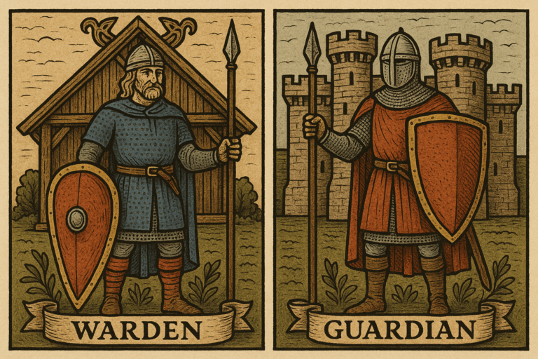 Warden & Guardian: A Tale of Two Words