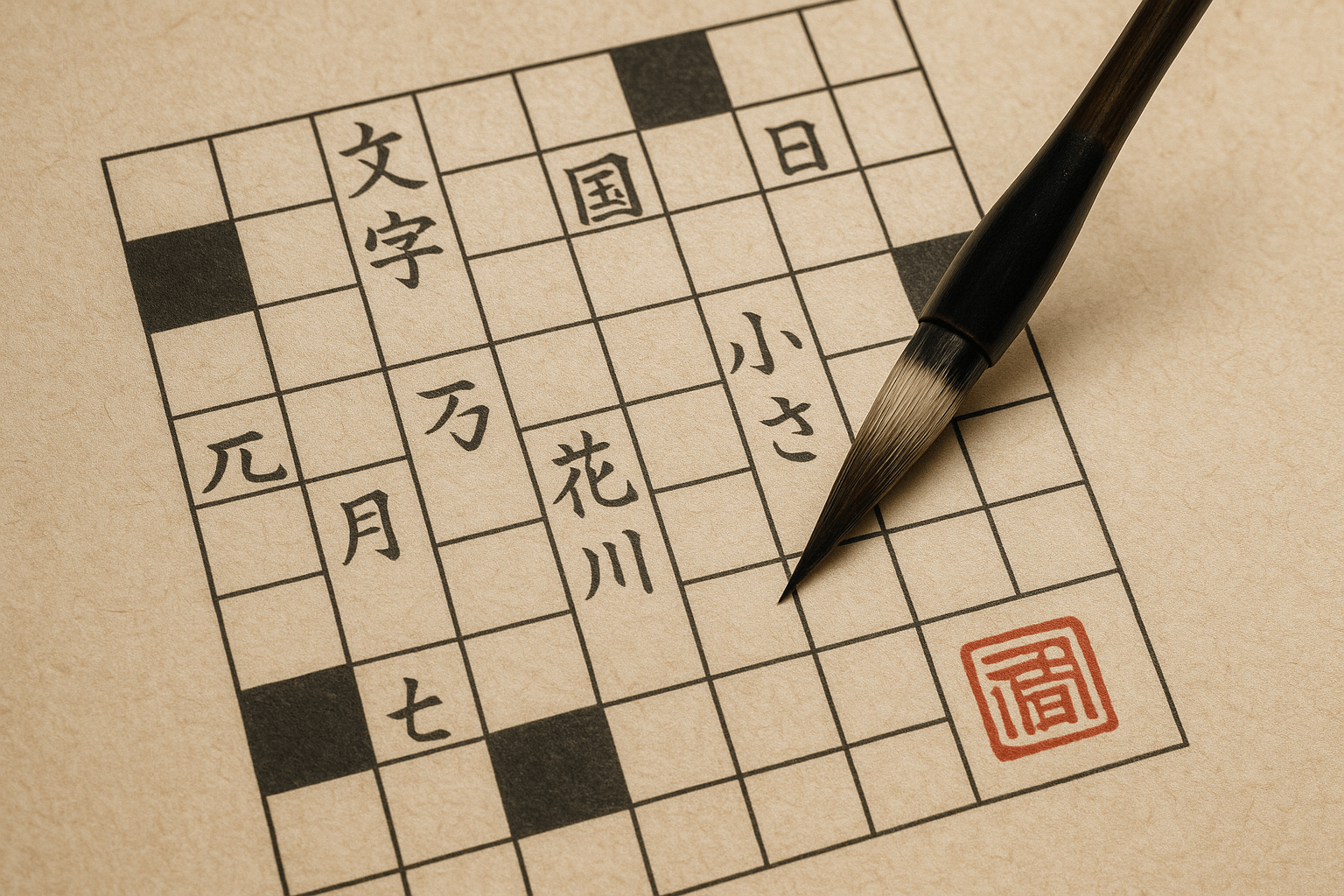 The Japanese Crossword Puzzle