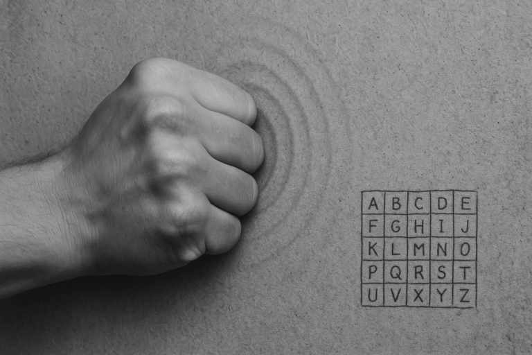 The POW Tap Code: A Language of Knocks