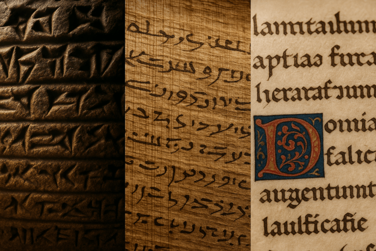 Clay, Papyrus, Vellum: How Writing Surfaces Shaped Language